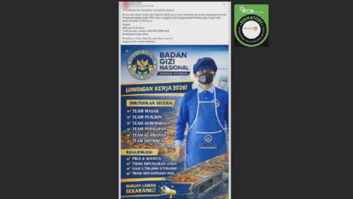 Pendaftaran PPPK BGN 2026 via WhatsApp Terbukti Hoaks
