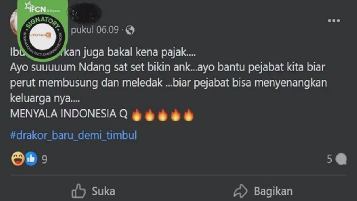 Pemerintah Bantah Ibu Melahirkan Dikenai Pajak, Itu Hoaks