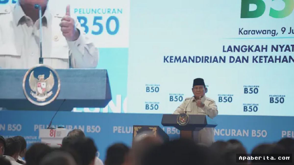 Karawang — Presiden Prabowo Luncurkan Mandatory Biodiesel B50 di Rest Area KM 57