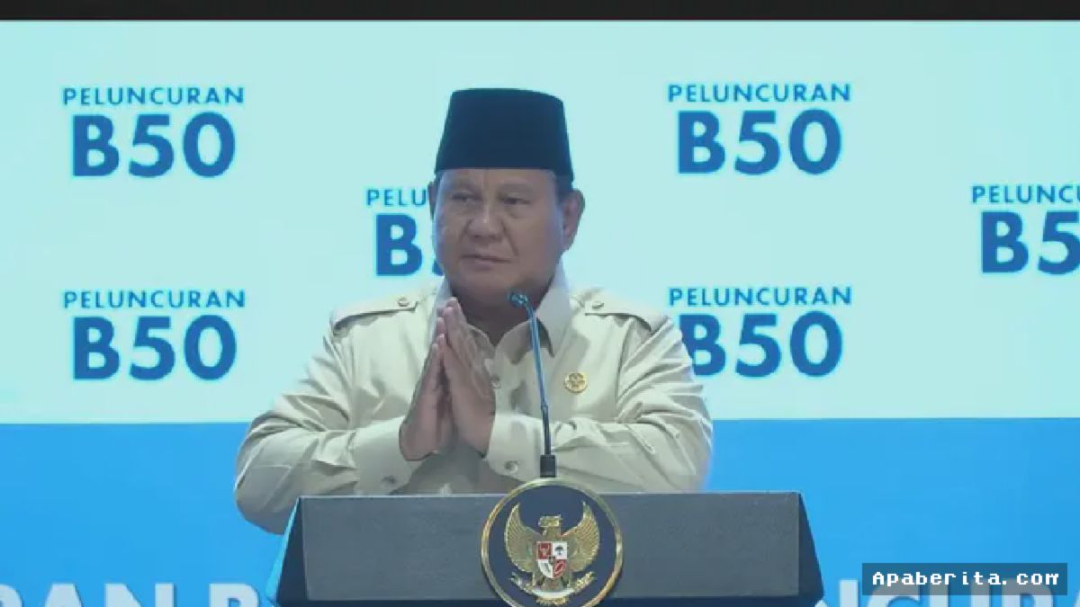 Gambar yang Diterima Redaksi Perlihatkan Presiden Prabowo dalam Peluncuran B50 di Karawang