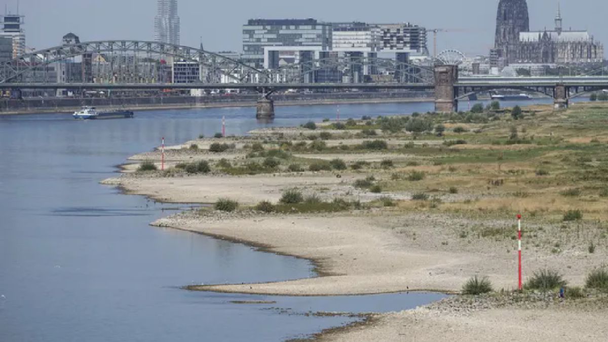 Sungai Rhine Kekeringan Parah, Industri Jerman Terancam Kolaps