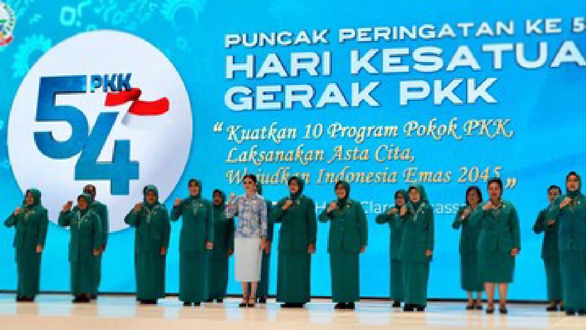 Ketua TP PKK Ajak Perkuat 10 Program Pokok Dukung Emas 2045