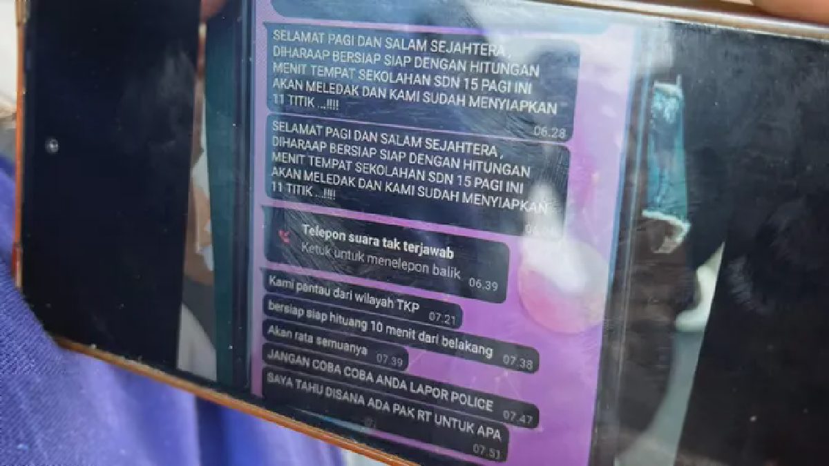 Ancaman Bom WhatsApp Guncang MPLS SDN Srengseng Sawah 15
