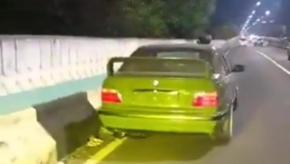 BMW Tanpa Pelat Ditinggal di JLNT Antasari, Polisi Imbau Pemilik Ambil Kendaraan